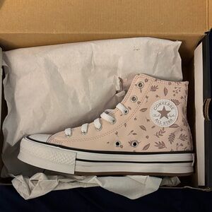 Converse Blush Floral High-Tops